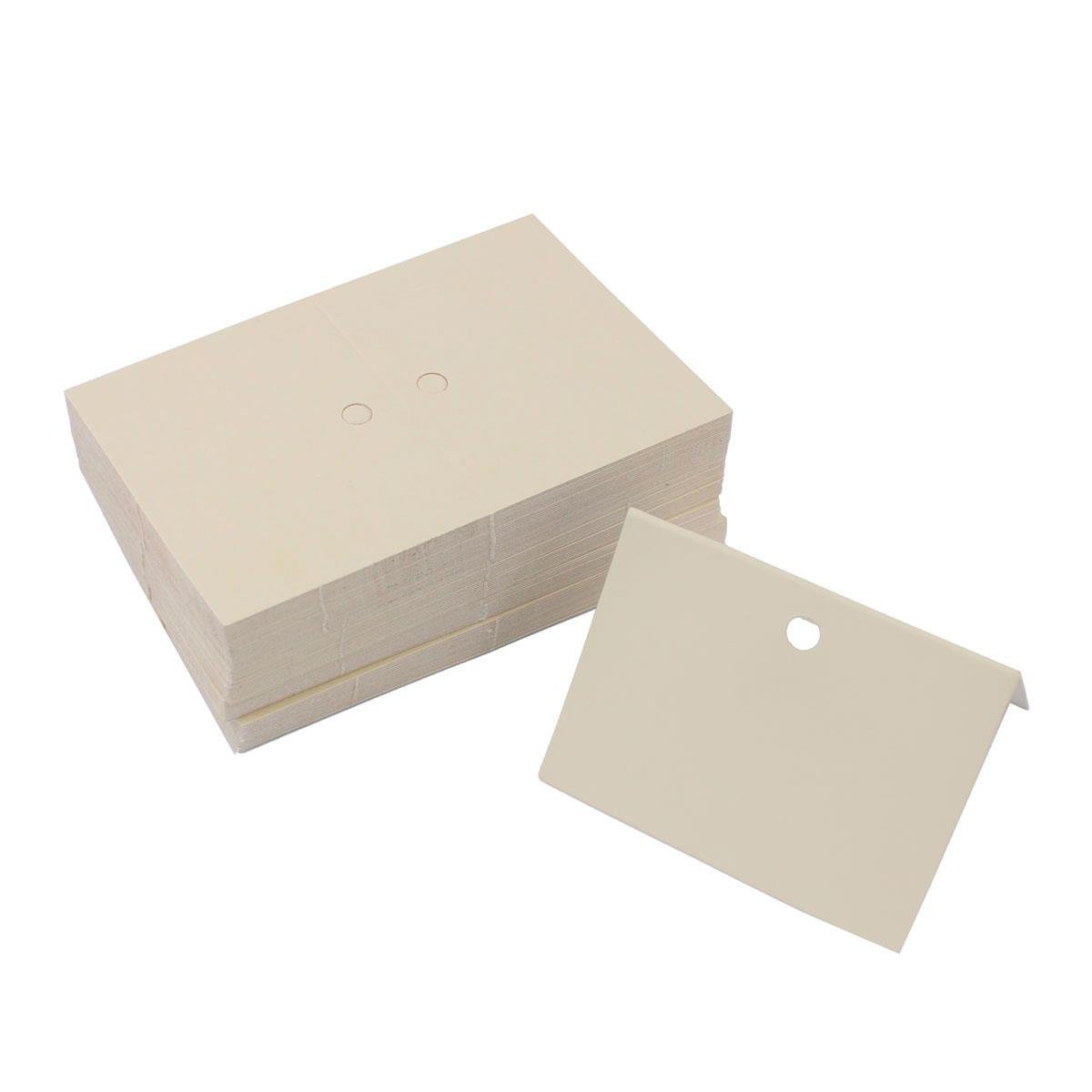 Cartela Solapa 10,5X7 cm Retangular Pacote com 100 Unidades - Nude