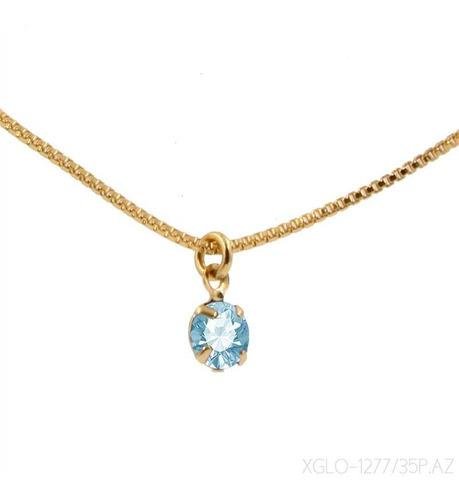 Chocker Veneziana Com Ponto de Luz Folheado a Ouro