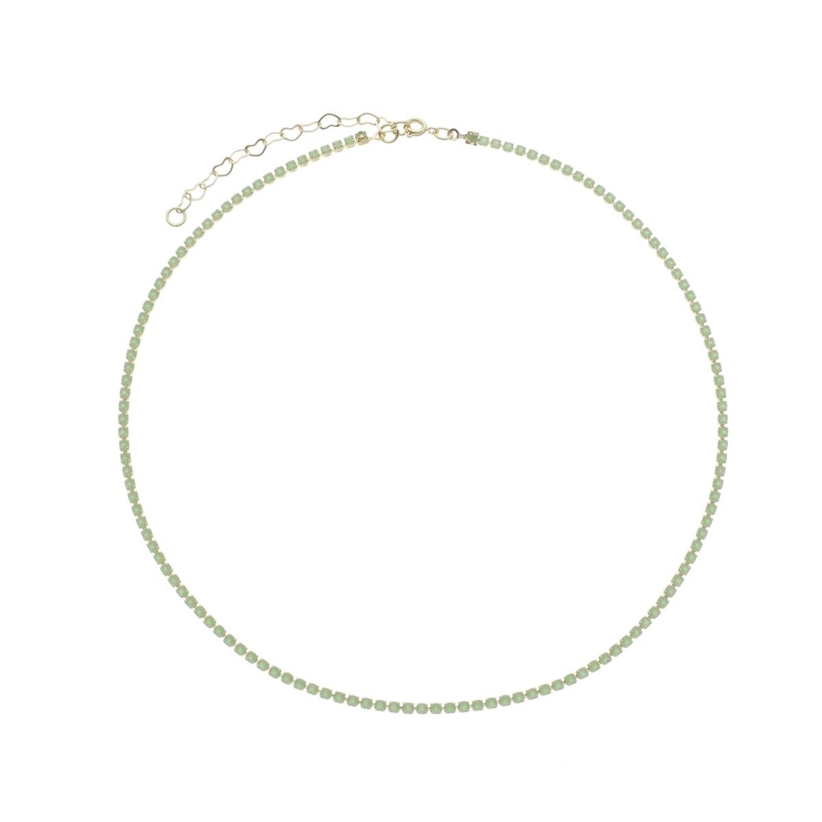 CHOKER RIVIERA FOLHEADO A OURO