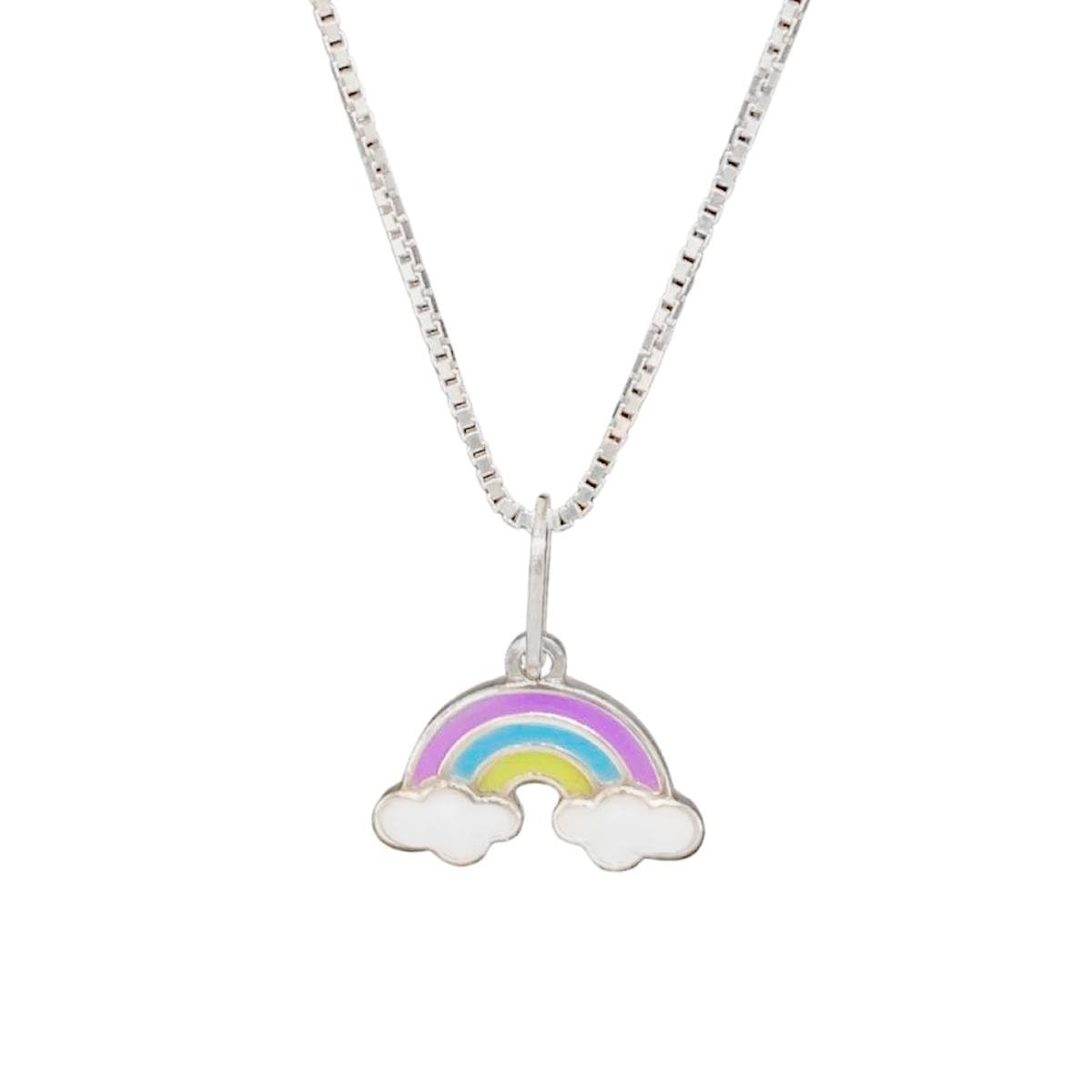 Colar de prata Arco-Iris