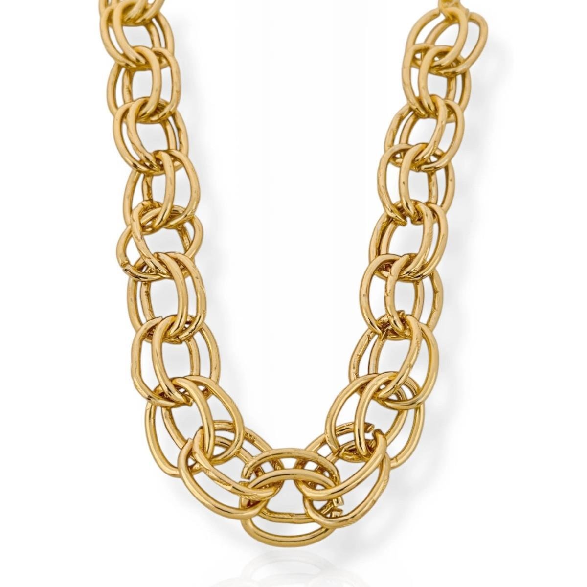 COLAR EM ELOS BANHADO A OURO