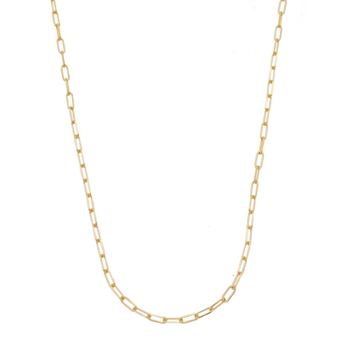 Corrente Cartie Diamantada 60cm Banhado a Ouro