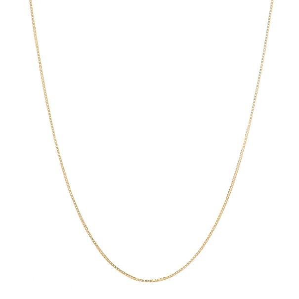 Corrente Veneziana 40cm Folheado a Ouro