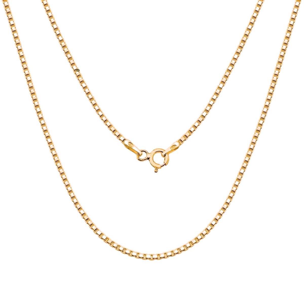 Gargantilha Veneziana 45cm Folheado a Ouro