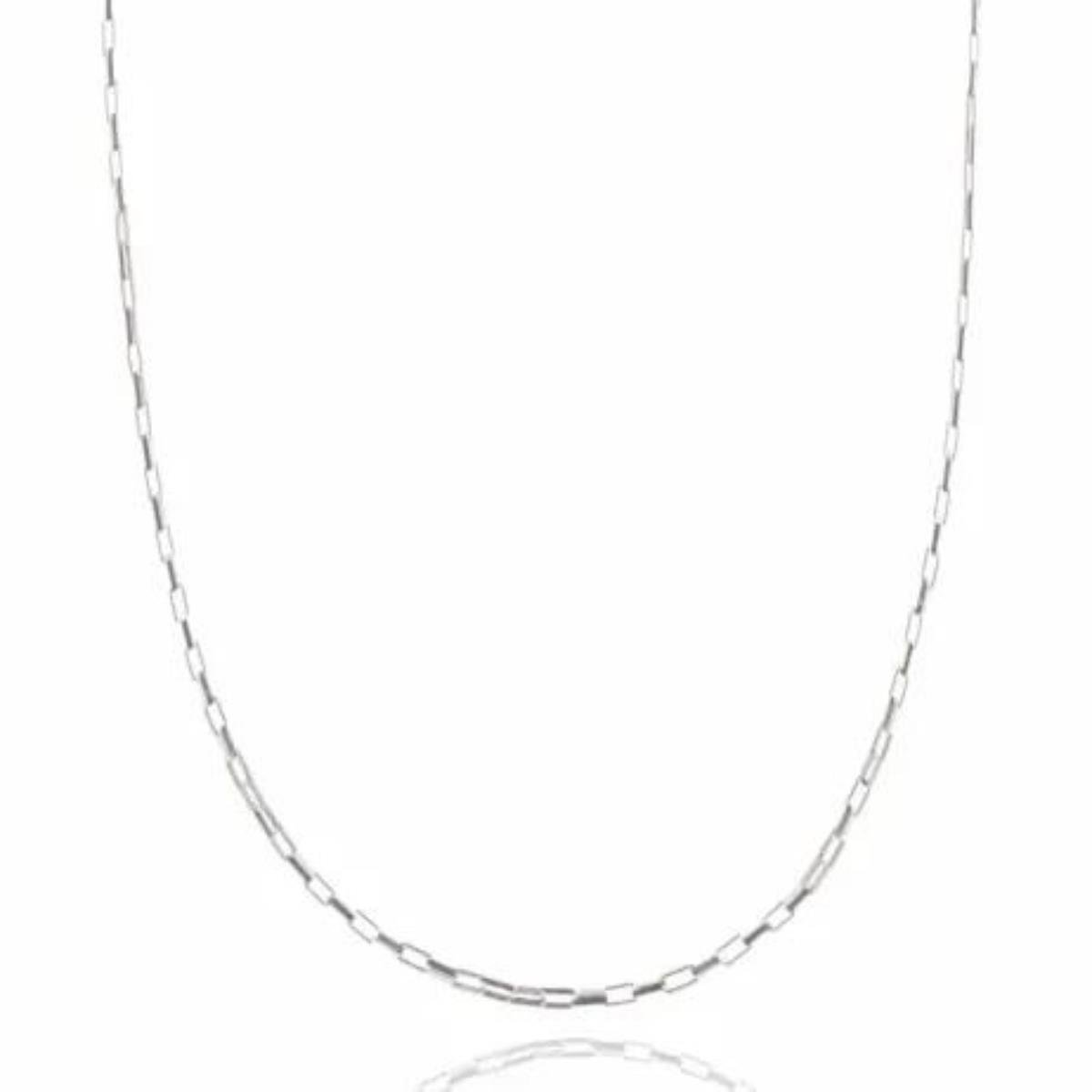 Corrente De Prata Cartier Fininha 45cm 1,5mm - prata 925