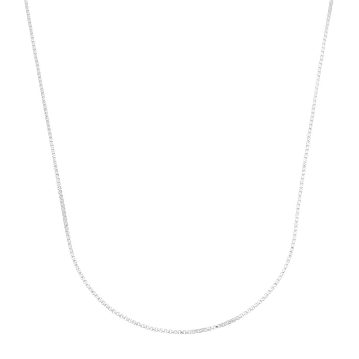 Corrente de Prata Veneziana 0,8mm 45cm