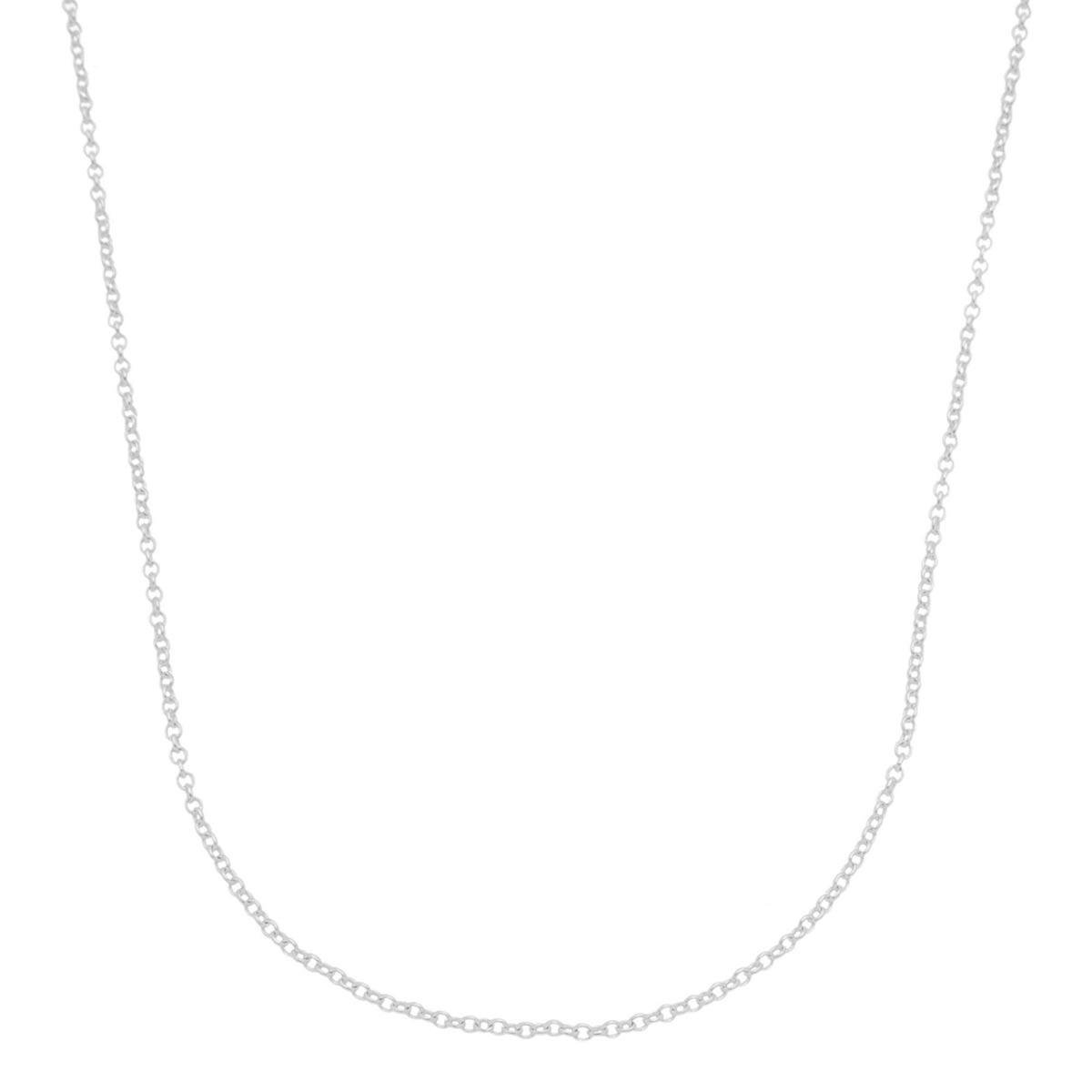 Corrente de Prata Elo Portugês 70cm