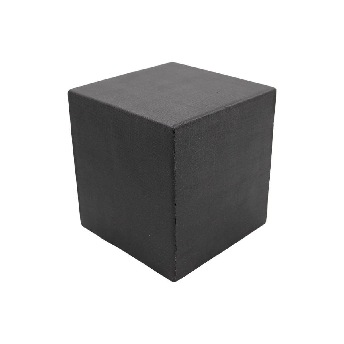 Expositor Para Vitrine Cubo 4 MDF em Corino