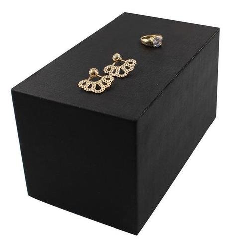 Expositor Para Vitrine Cubo 6 MDF em Corino
