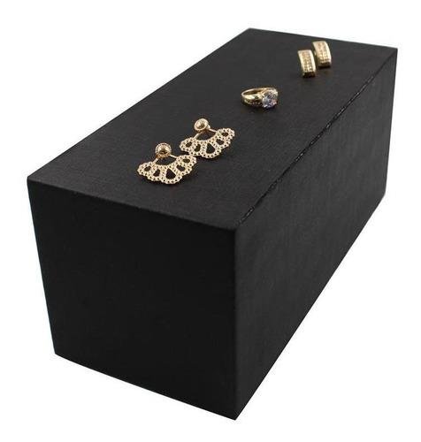 Expositor Para Vitrine 24x10x10 Coluna MDF em Corino