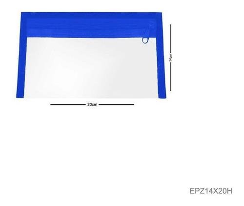 Envelope de Plástico Horizontal com Zíper 14x20
