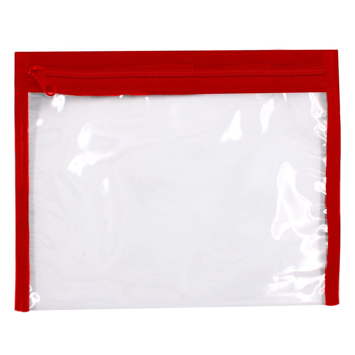 Envelope de Plástico com Zíper Horizontal 27x34