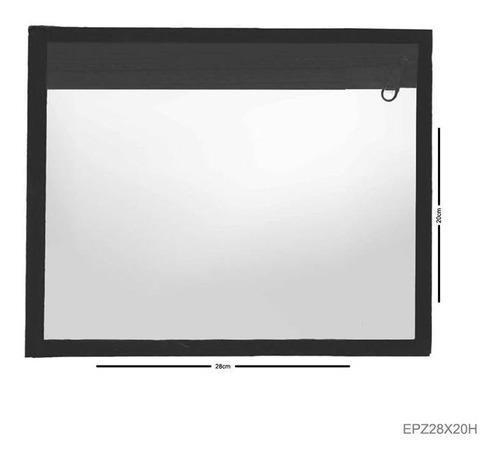 Envelope de Plástico com Zíper Horizontal 28x20