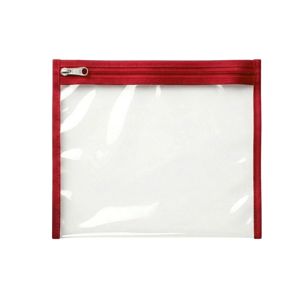 Saquinho Envelope Plástico com Zíper Horizontal 28x20