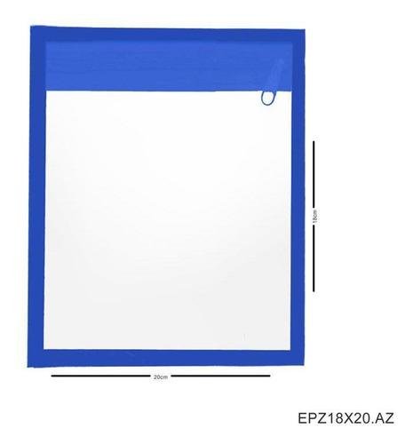 Envelope de Plástico com Zíper Vertical 18x20