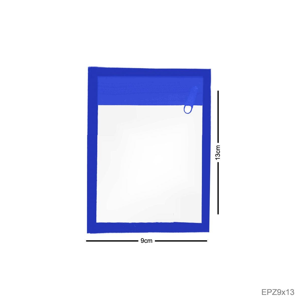 Envelope de Plástico com Zíper Vertical 9x13