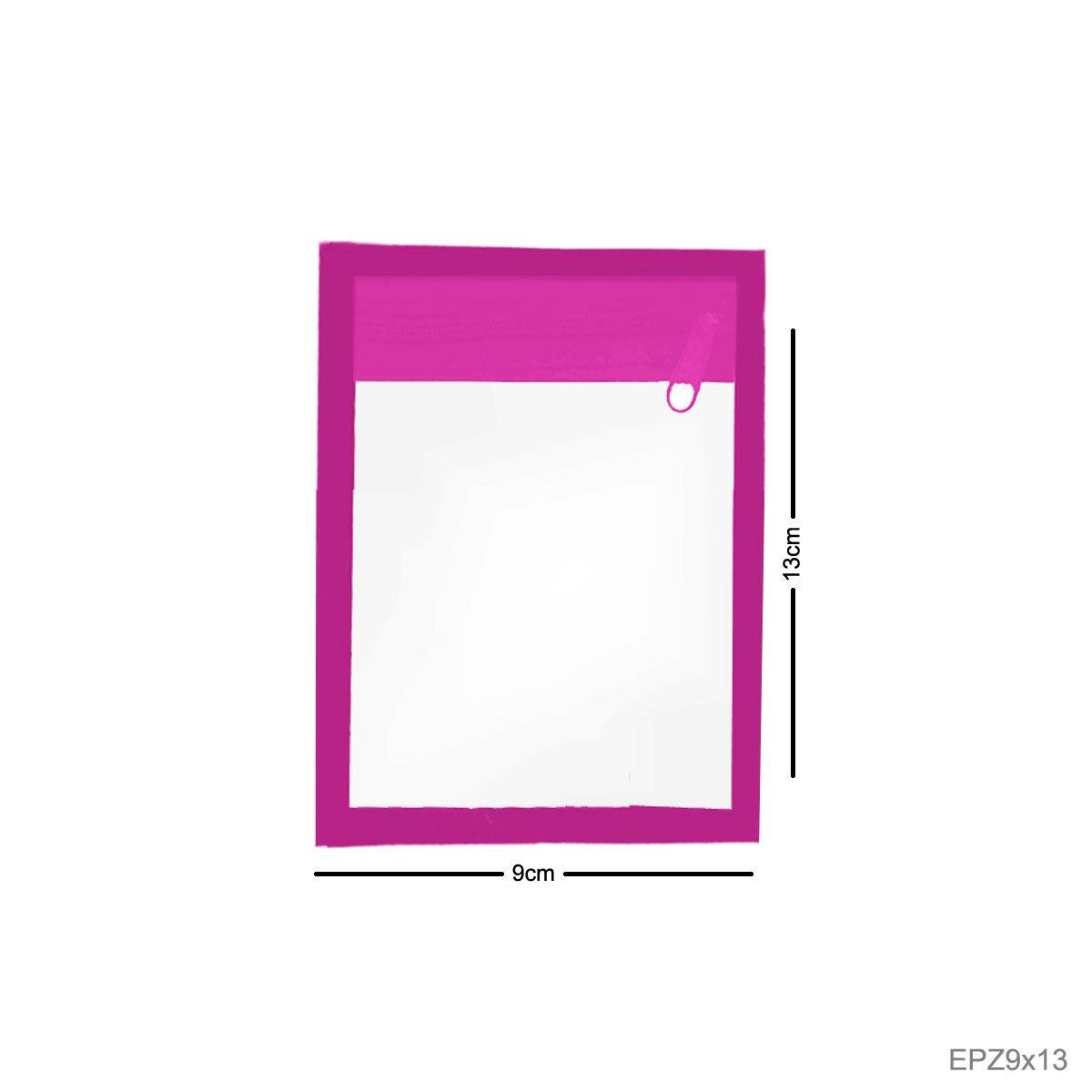 Envelope de Plástico com Zíper Vertical 9x13