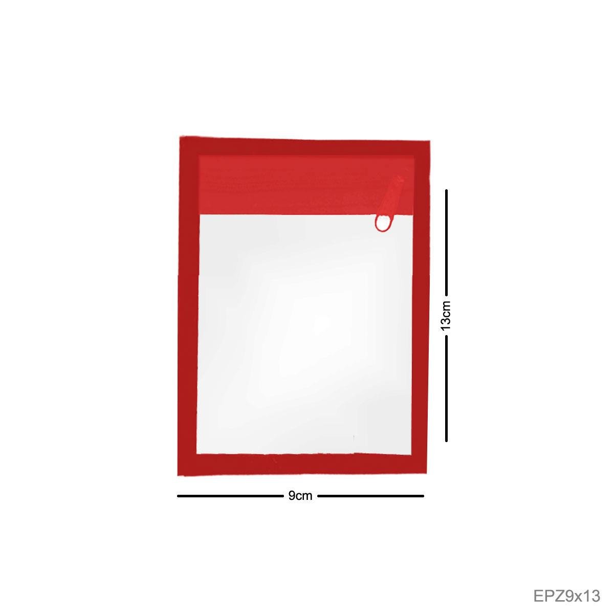 Envelope de Plástico com Zíper Vertical 9x13