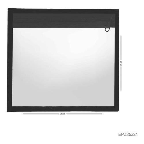 Envelope Plástico Vertical com Zíper 25x21