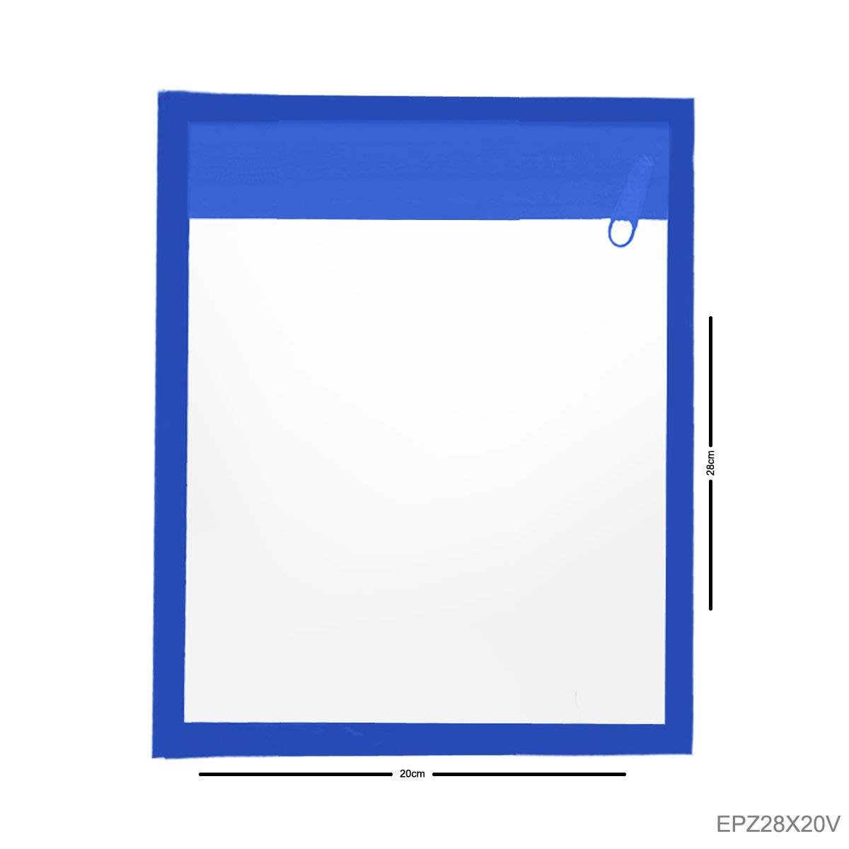 Envelope Plástico Com Zíper 28x20 Vertical - Sob Encomenda