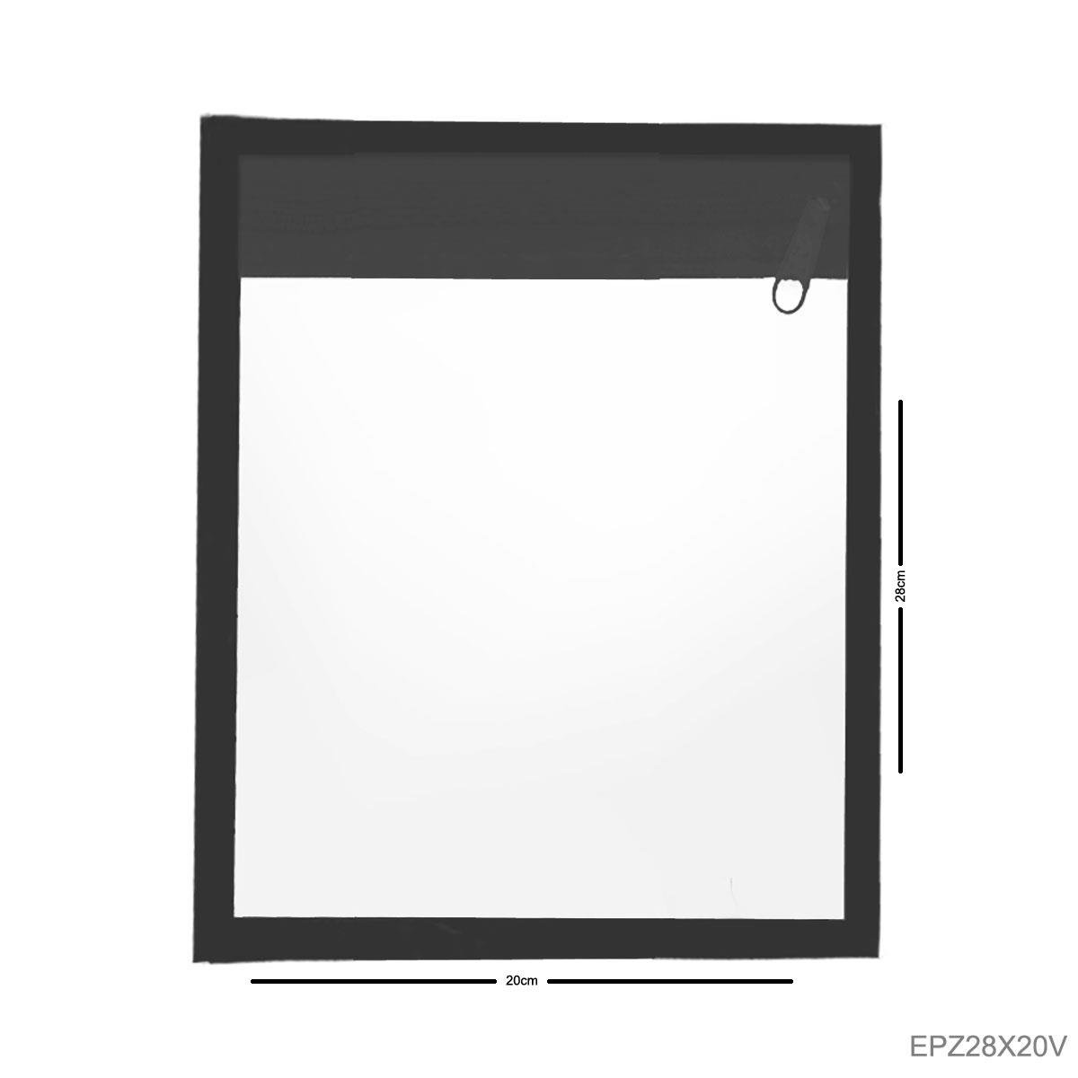 Envelope Plástico Com Zíper 28x20 Vertical - Sob Encomenda