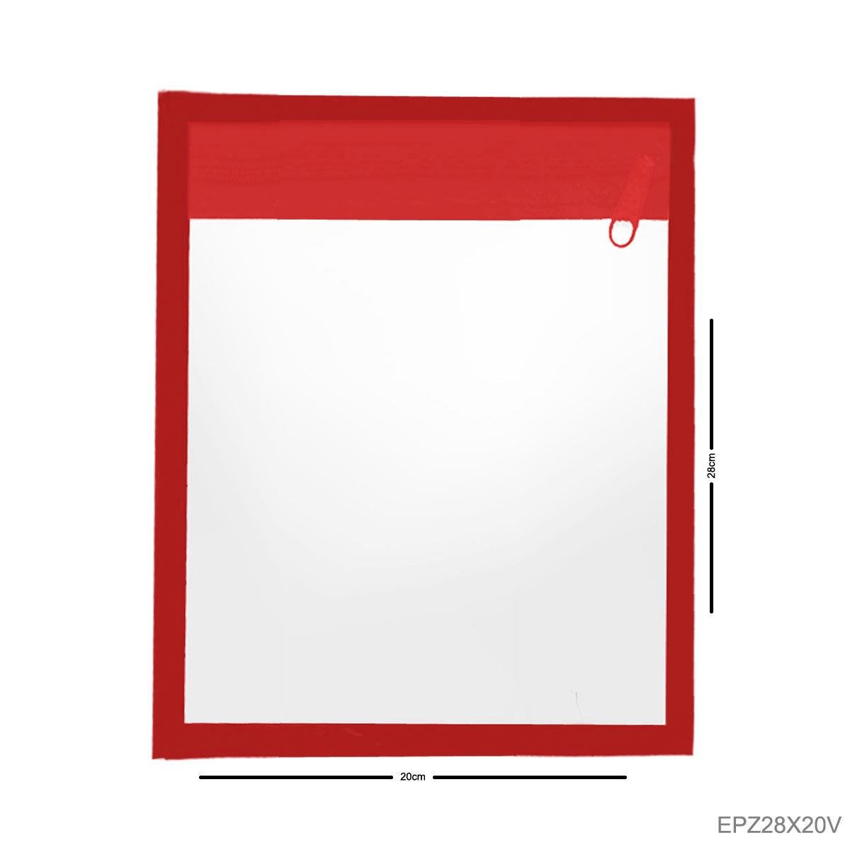 Envelope Plástico Com Zíper 28x20 Vertical - Sob Encomenda