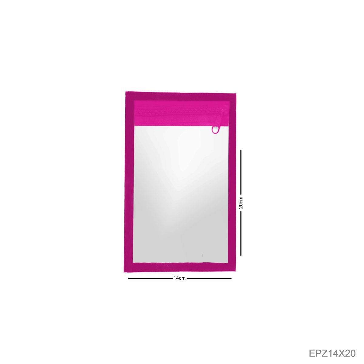 Envelope Plastico com Ziper Vertical 14x20