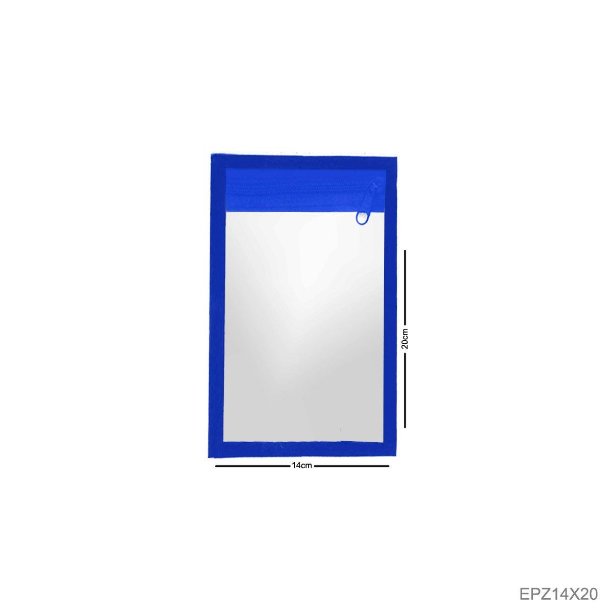 Envelope Plastico com Ziper Vertical 14x20