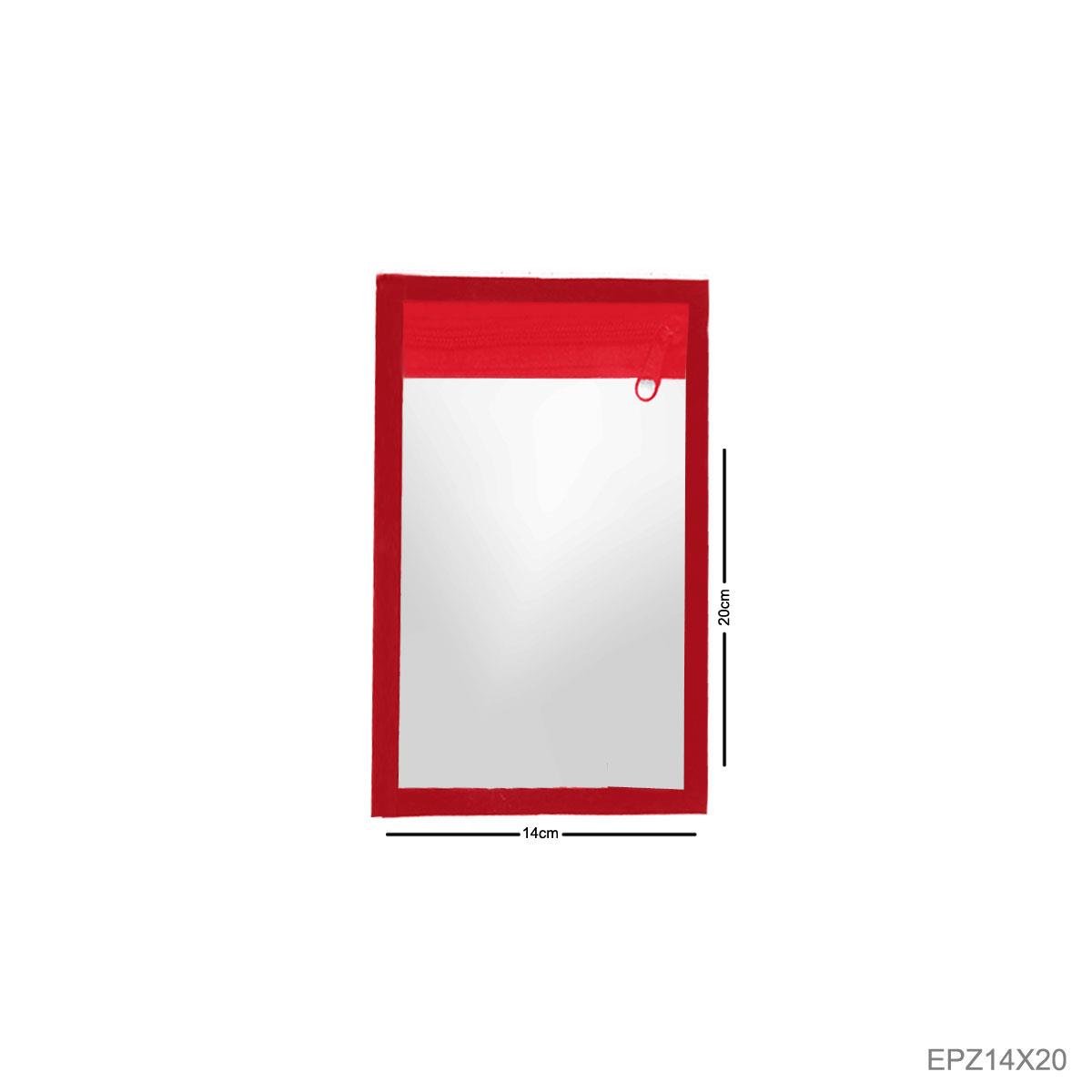 Envelope Plastico com Ziper Vertical 14x20