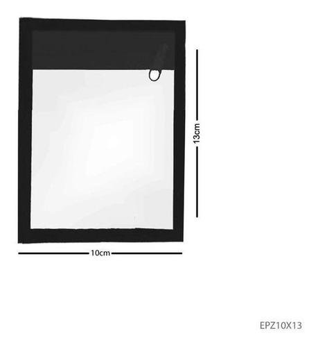 Envelope Plástico Vertical com Zíper 10x13