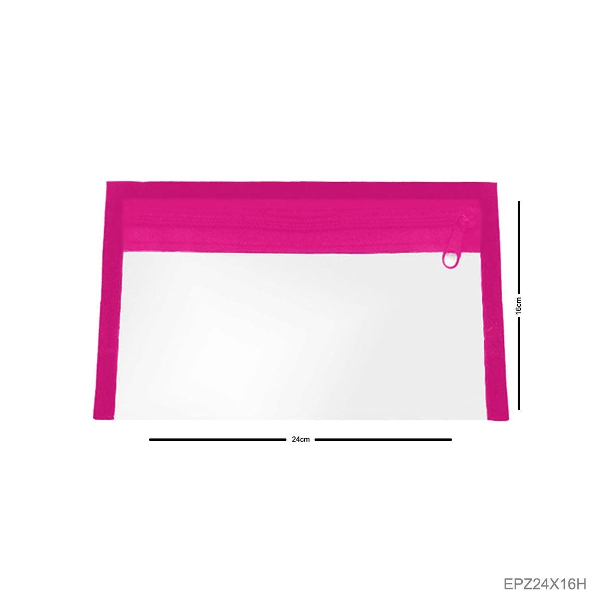 Envelope Plástico Horizontal com Zíper 24x16 - Sob Encomenda