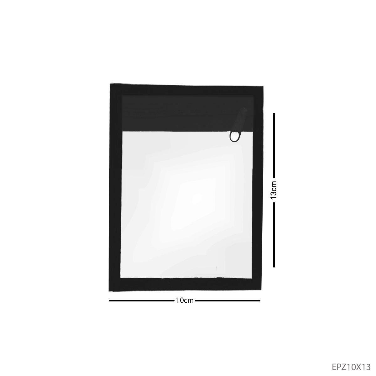 Envelope Plástico Vertical com Zíper 10x13 - Sob Encomenda