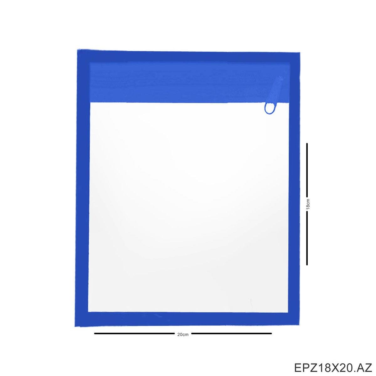 Envelope Plástico Vertical com Zíper 18x20 - Sob Encomenda