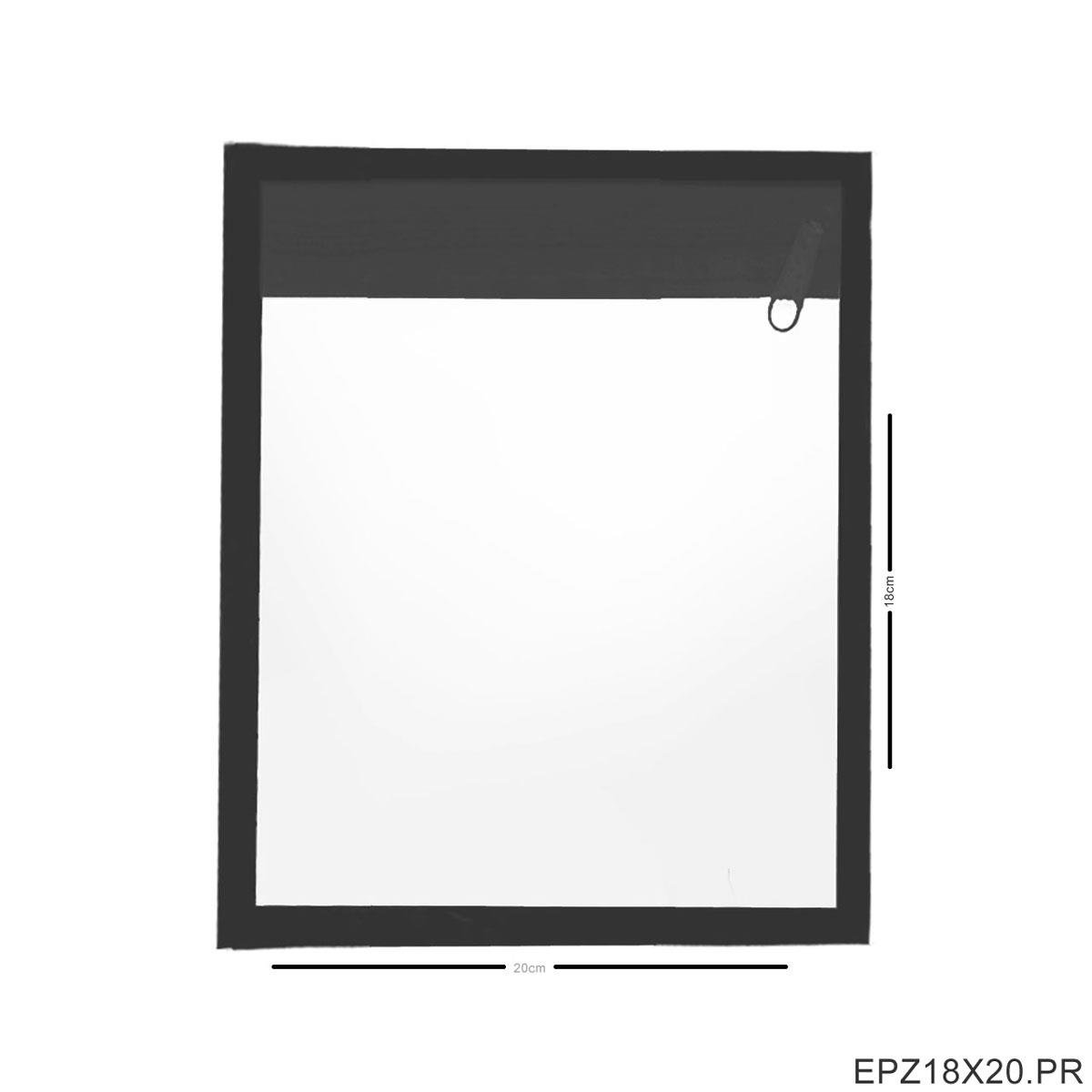Envelope Plástico Vertical com Zíper 18x20 - Sob Encomenda