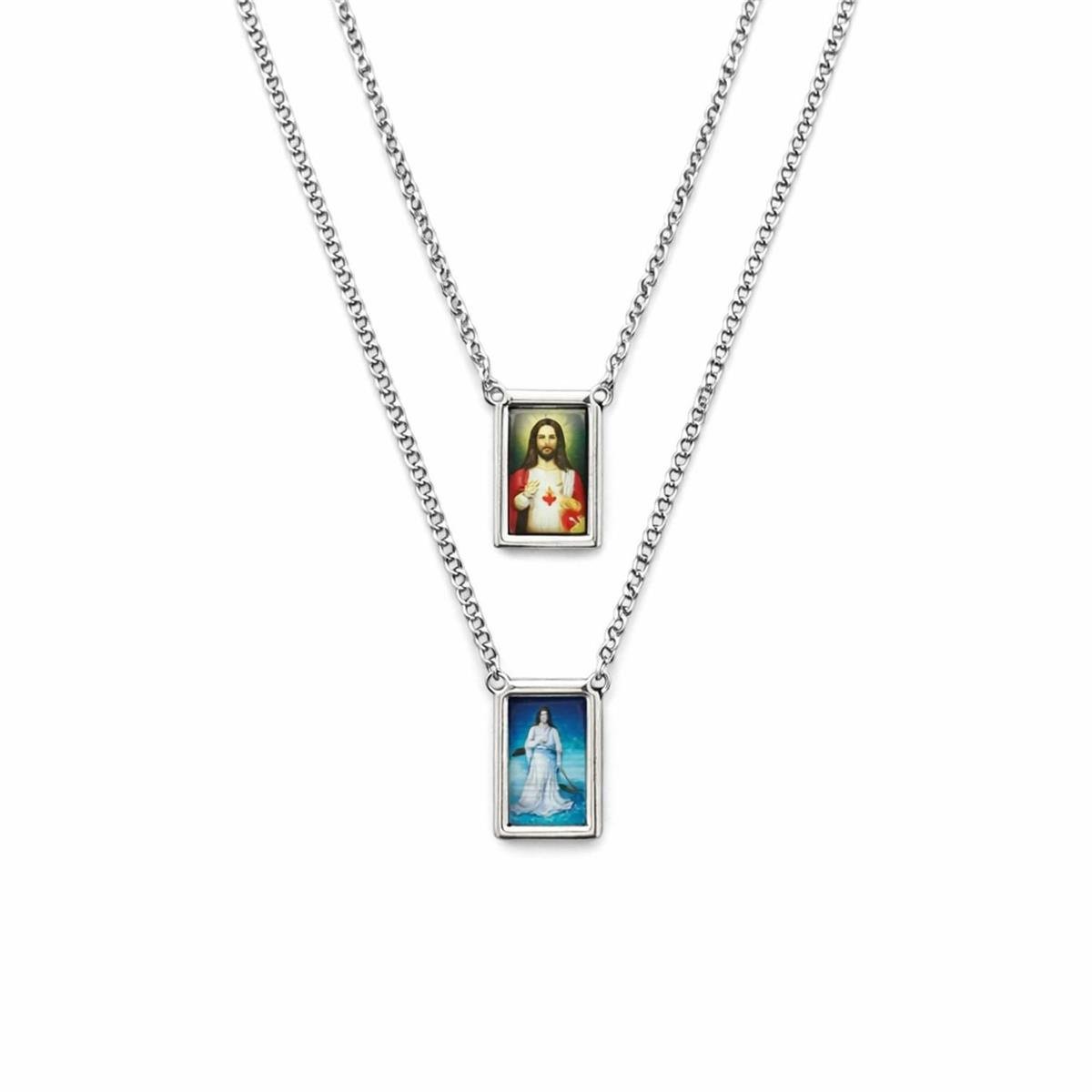 Escapulário Aço Inox Iemanjá 70cm