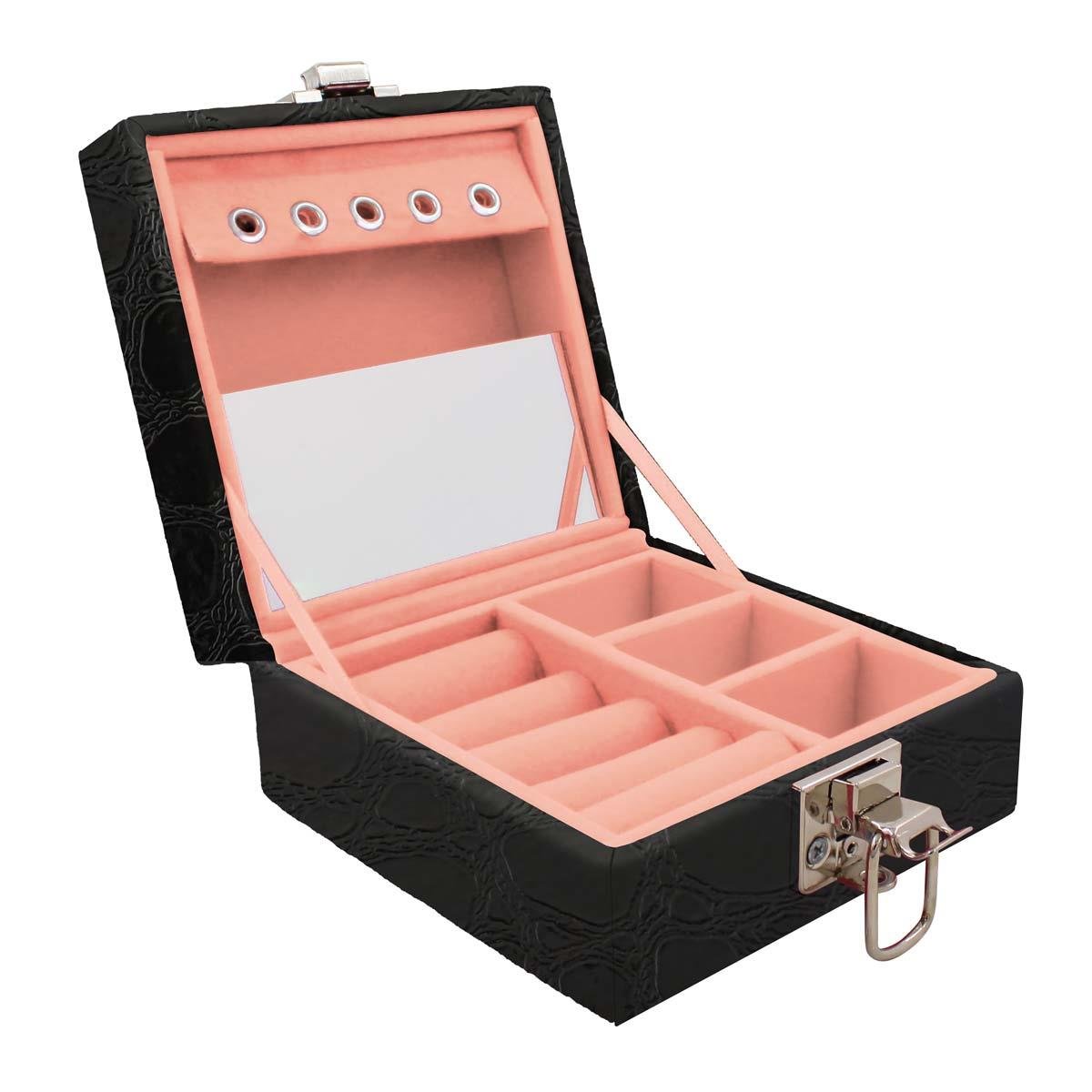 Estojo Maleta Porta Jóias Para Viagem Mini Athenas