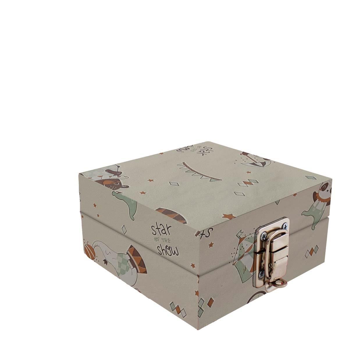 Estojo Maleta Porta Jóias Para Viagem Mini Circus Ak