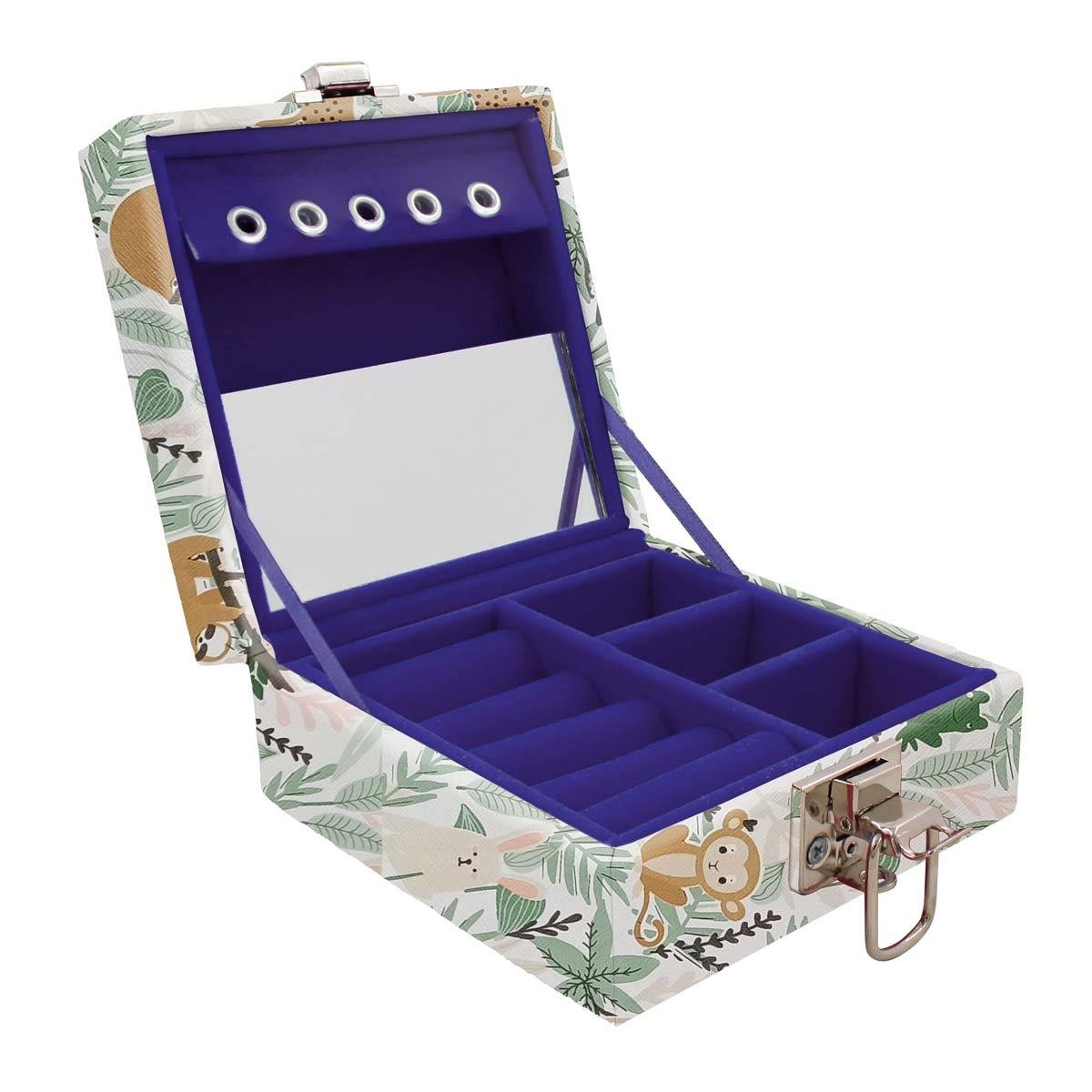 Estojo Maleta Porta Jóias Para Viagem Mini Jingle