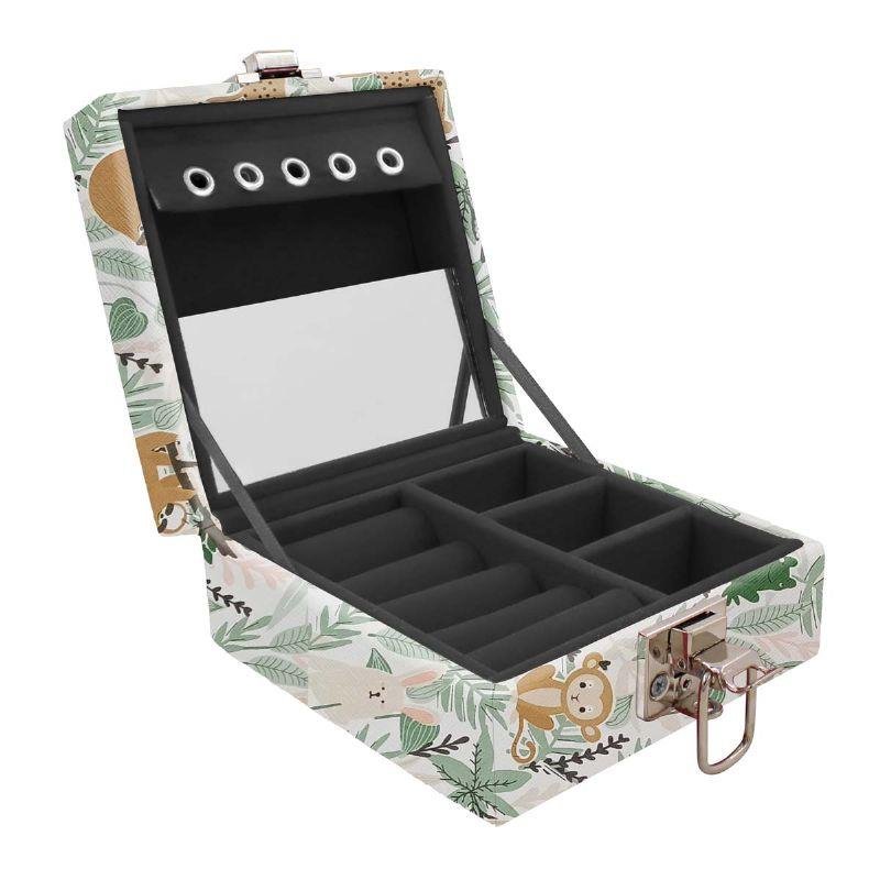 Estojo Maleta Porta Jóias Para Viagem Mini Jingle
