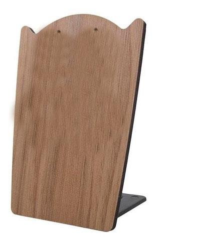 Expositor Médio para Colar e Brinco Em MDF Nogal.
