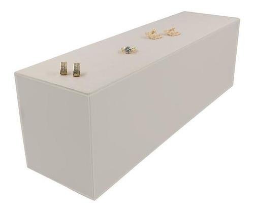 Expositor Para Vitrine 44x13,5x12 Caixa MDF em Corino