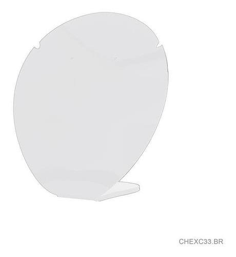 Expositor Mini Oval de Acrílico para Conjunto Infantil 9x7x4