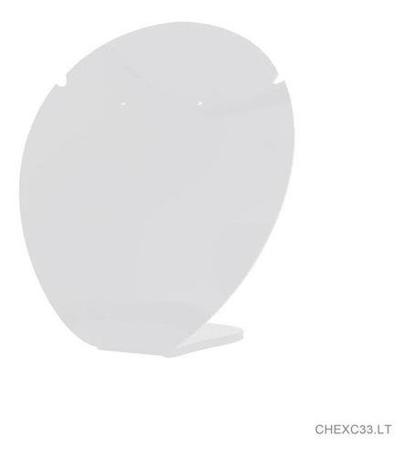Expositor Mini Oval de Acrílico para Conjunto Infantil 9x7x4