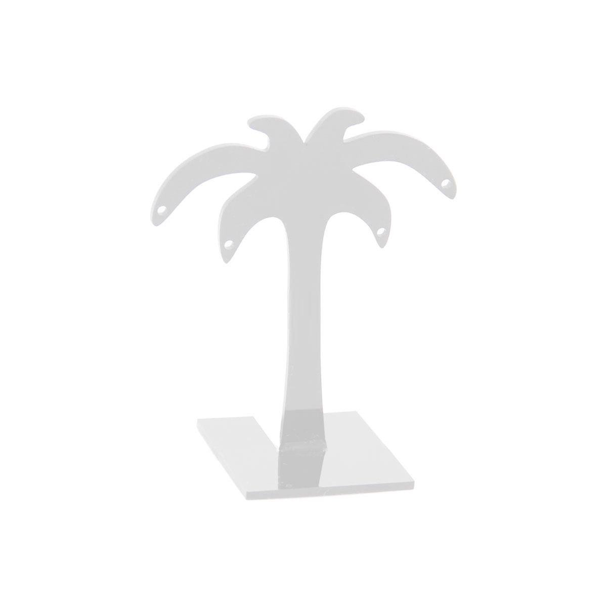 Expositor Acrílico Médio Coqueiro Para Brinco