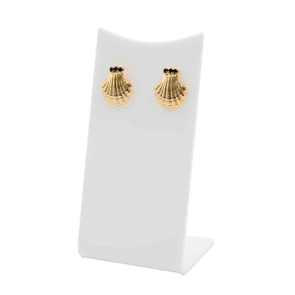 Expositor Pequeno Retangular de Acrílico Para Brincos 6X4X2,5