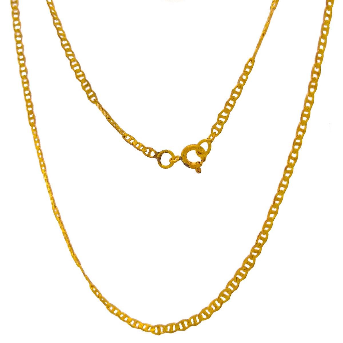 Gargantilha Importada Com Verniz Cataforetico Folheado a Ouro