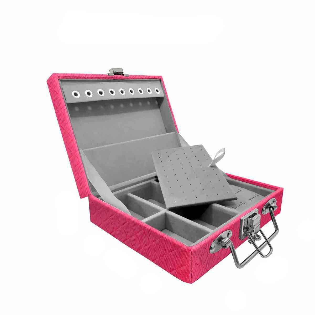 MALETA MINI MISTA DIJON PINK VELUDO