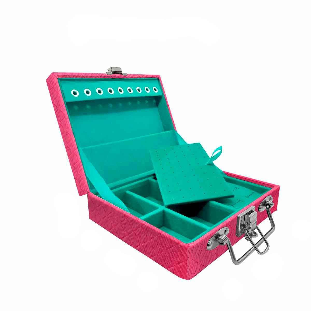 MALETA MINI MISTA DIJON PINK VELUDO
