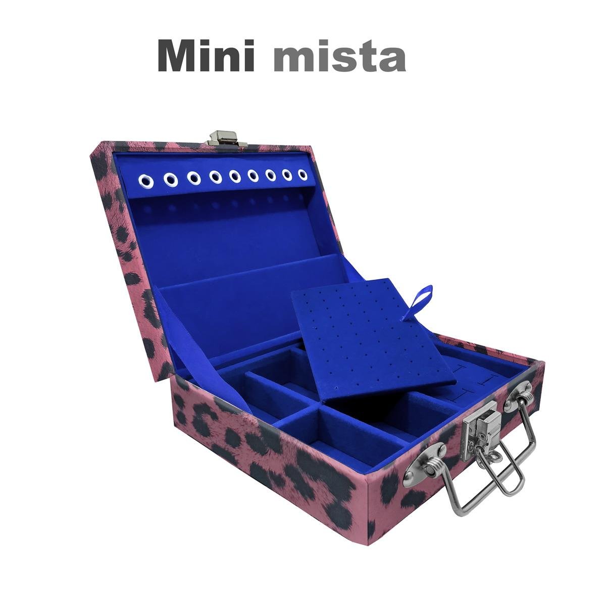 Maleta Mini Mista Hiena Rosa - Sob Encomenda