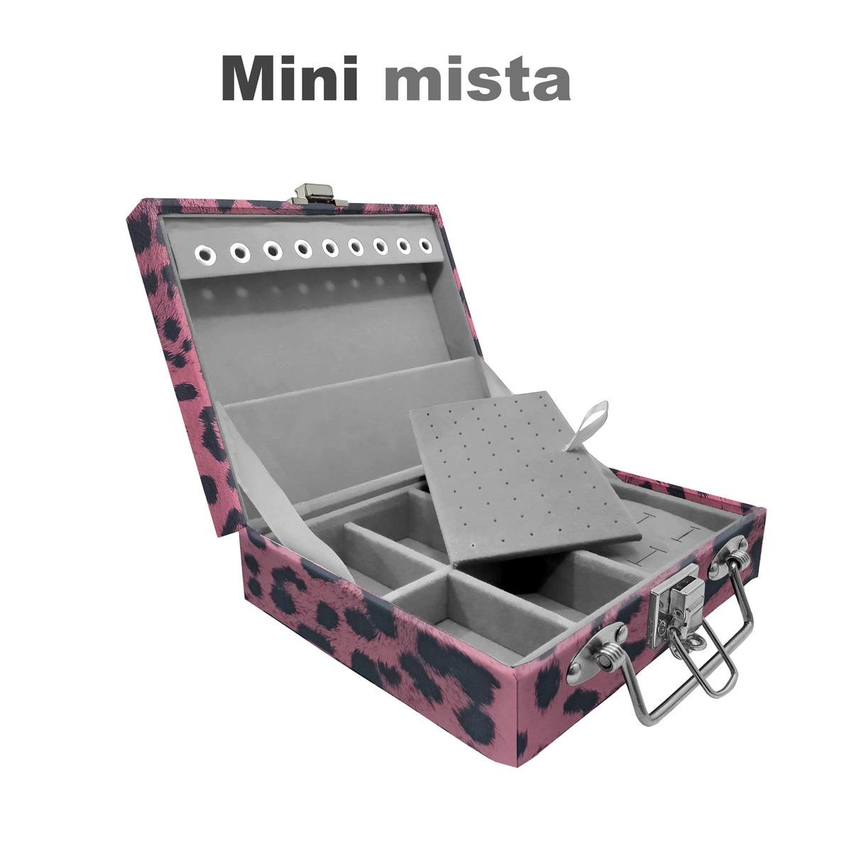 Maleta Mini Mista Hiena Rosa - Sob Encomenda